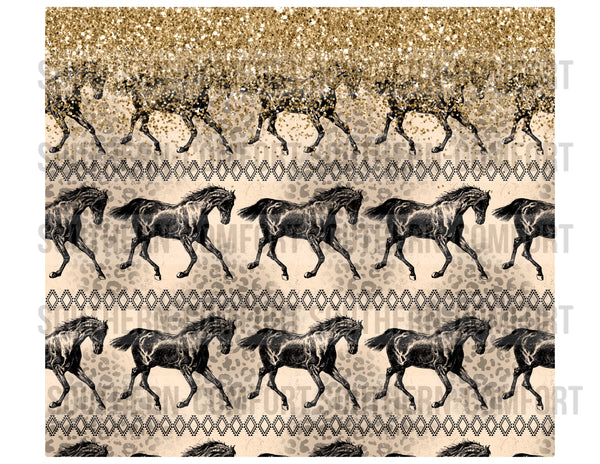 Horses 20oz tumbler PNG