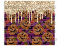 jack o'lantern 20oz tumbler PNG