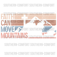 Faith can move mountains PNG