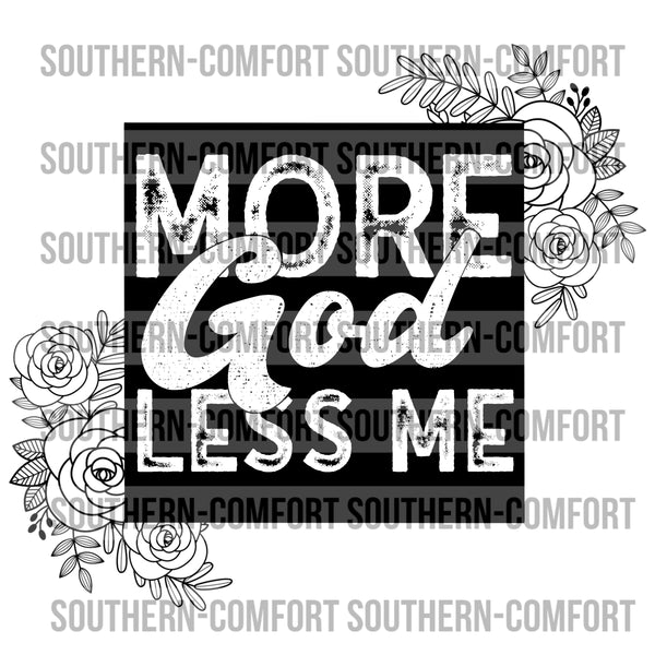 More God Less Me PNG