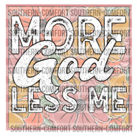 More God Less Me PNG