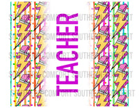 Teacher 20oz tumbler PNG