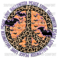 Peace love Halloween  PNG