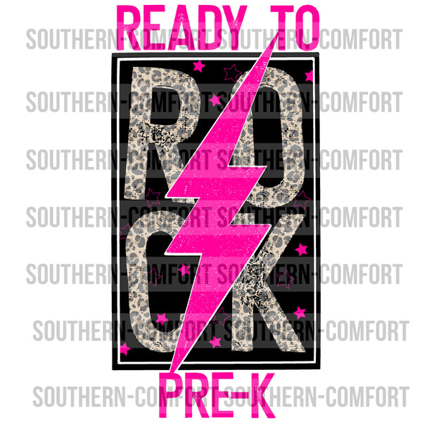 Ready to rock Pre-K PNG