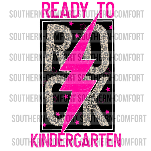 Ready to rock kindergarten PNG