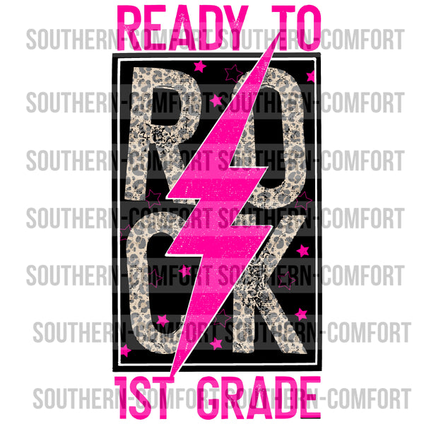 Ready to rock First Grade PNG