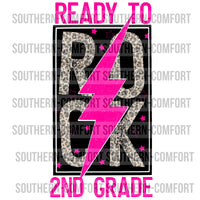 Ready to rock second Grade PNG