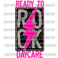 Ready to rock Daycare PNG