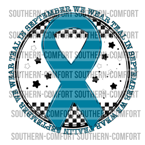 In September We Wear Teal PNG