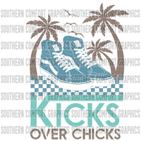 Kicks over chicks PNG