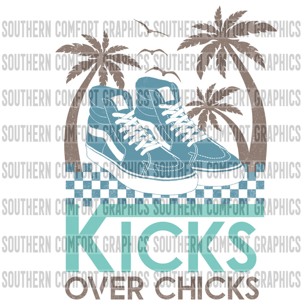 Kicks over chicks PNG
