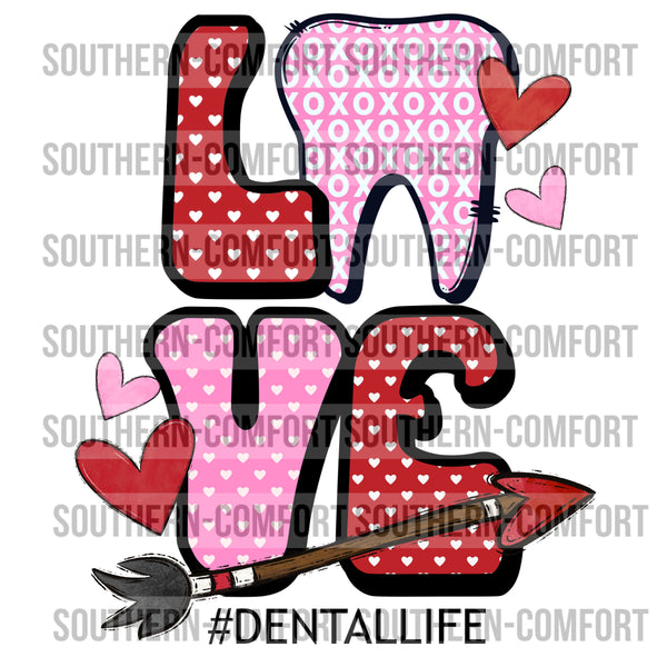 Love dental life PNG
