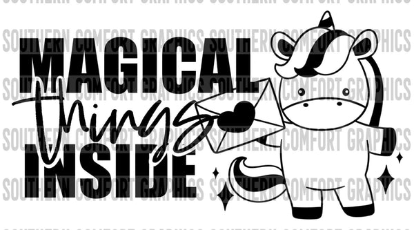Magical things inside Thermal sticker