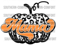 Mama leopard pumpkin PNG