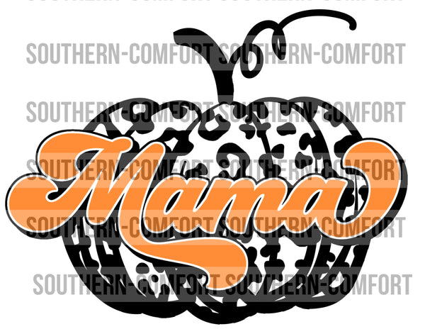 Mama leopard pumpkin PNG
