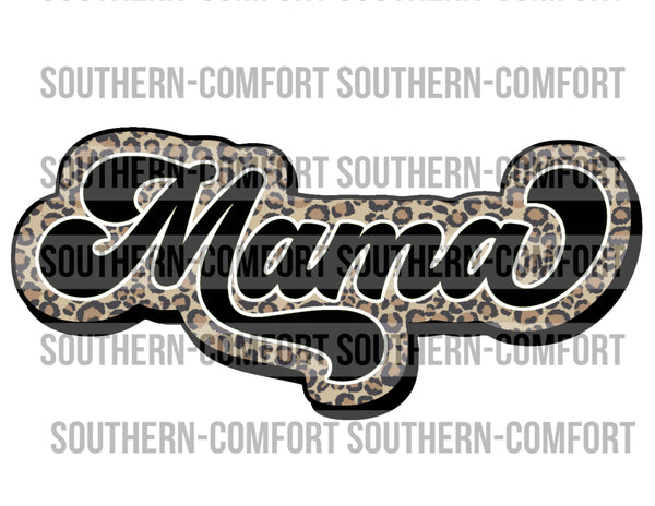 Mama leopard PNG