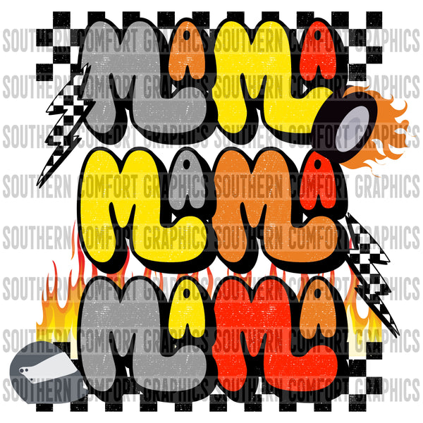Mama racing PNG