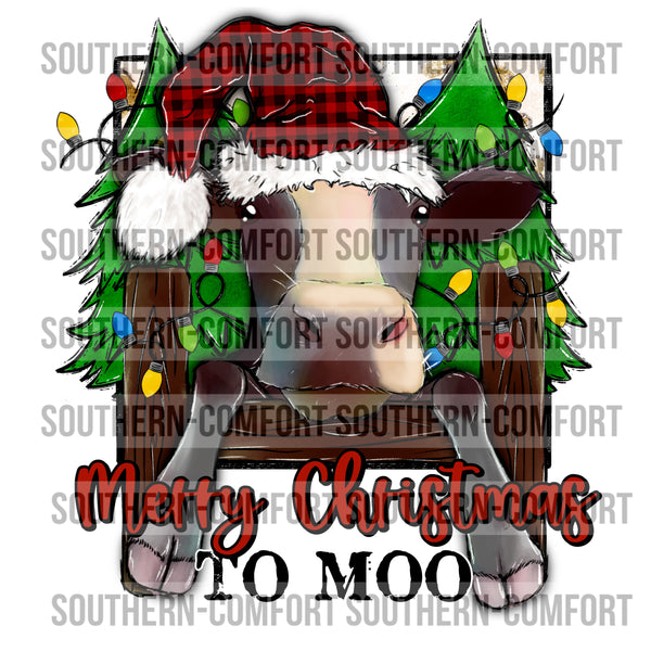 Merry Christmas to moo PNG