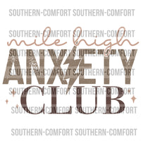 Mile high anxiety club PNG