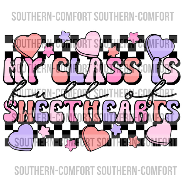 My class is full of sweethearts PNG