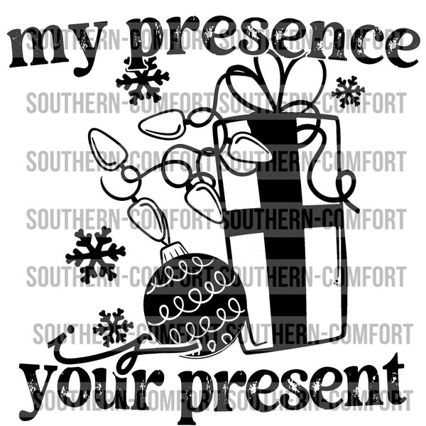 My presence is your present PNG