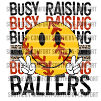 Busy raising ballers softball PNG