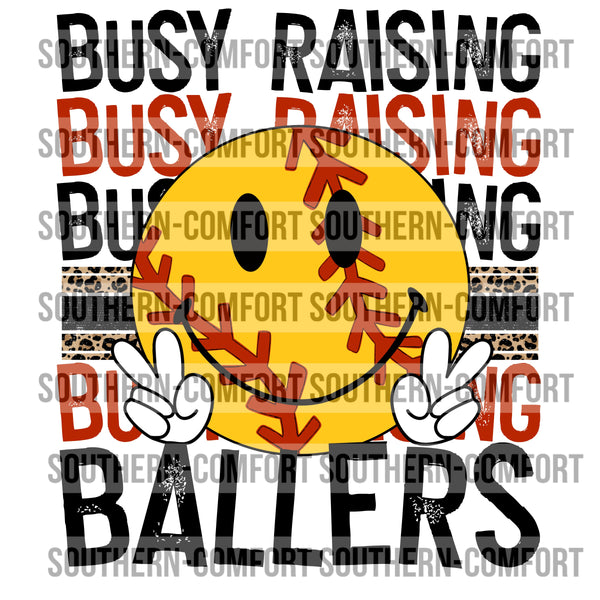 Busy raising ballers softball PNG