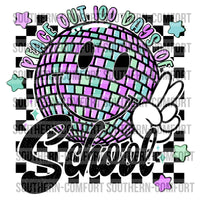 Peace out 100 days of school PNG