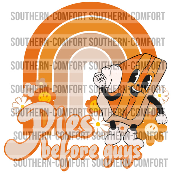 Pies before guys PNG