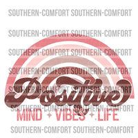 Positive mind vibes life PNG
