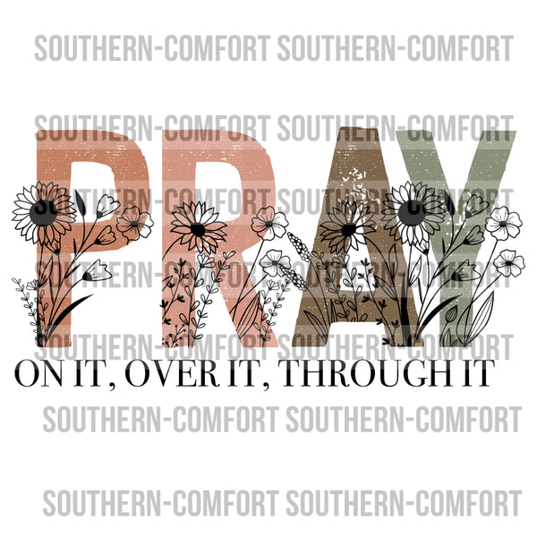 Pray on it over it throught it PNG