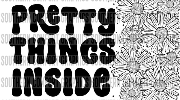 Pretty things inside Thermal sticker