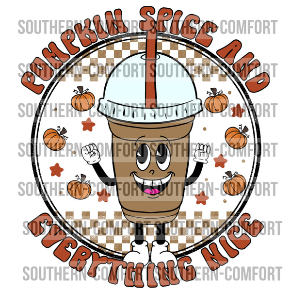 Pumpkin spice and everything nice  PNG