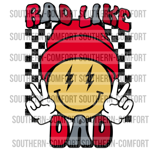Rad like dad PNG