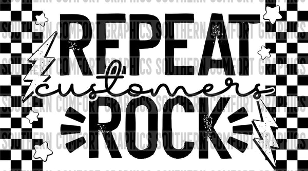 Repeat customers rock Thermal sticker
