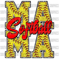 Softball mama PNG