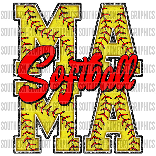 Softball mama PNG