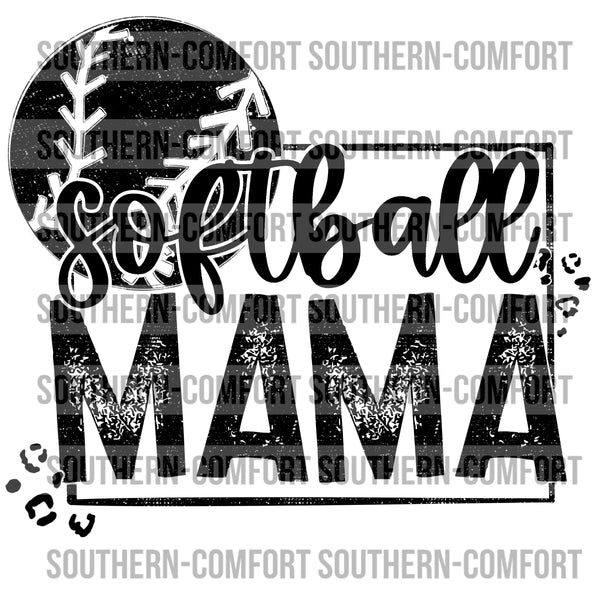 Softball mama PNG