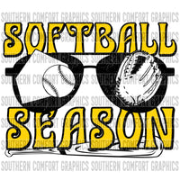 Softball season PNG