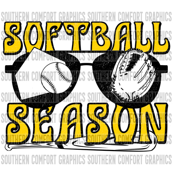 Softball season PNG