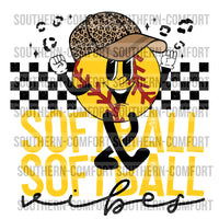 Softball vibes PNG