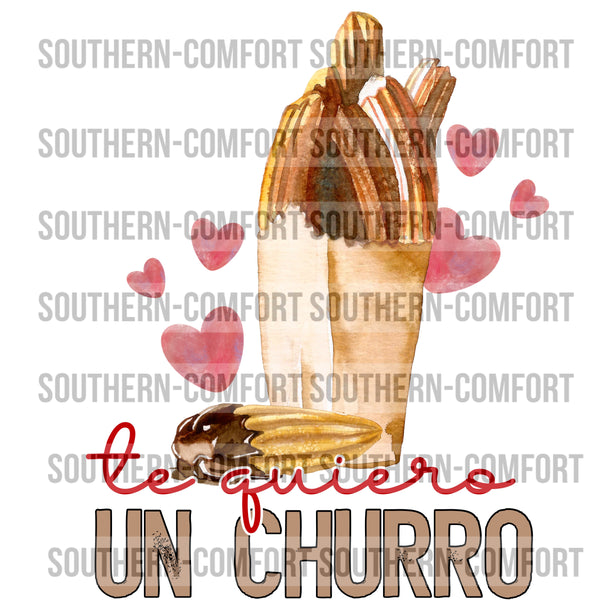 Te quiero un churro PNG