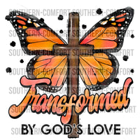 Transformed by God's Love PNG