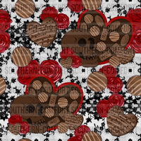 Spooky valentine Digital paper commercial use *SEAMLESS*