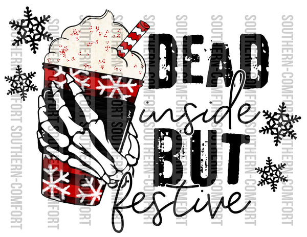 Dead inside but festive PNG