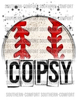 Copsy baseball PNG