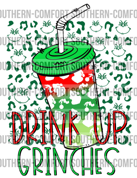 Drink up grinches PNG