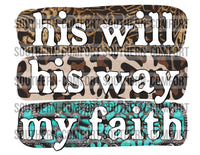 His will his way my faith PNG