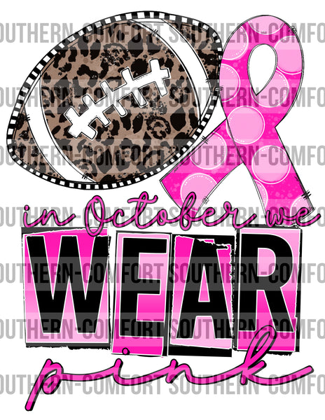 In October we wear pink PNG