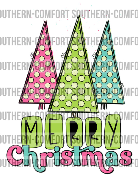 Merry Christmas retro PNG